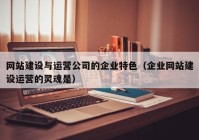 网站建设与运营公司的企业特色（企业网站建设运营的灵魂是）