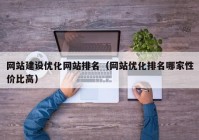 网站建设优化网站排名（网站优化排名哪家性价比高）